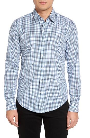 Men's Boss Robbie Extra Trim Fit Check Sport Shirt