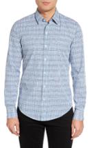 Men's Boss Robbie Extra Trim Fit Check Sport Shirt