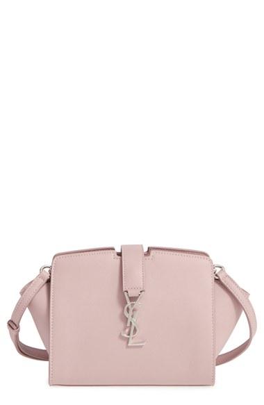Saint Laurent Toy Cabas Leather Crossbody Bag - Pink