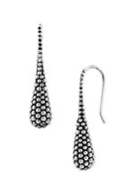 Women's Lagos Sterling Silver Caviar Teardrop Earrings