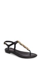 Women's Michael Michael Kors Mahari T-strap Sandal M - Black