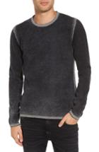 Men's John Varvatos Star Usa Drop Shoulder Sweater, Size - Grey