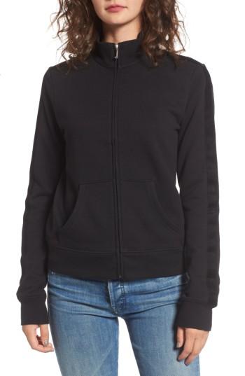 Women's Juicy Couture Elevate French Terry Track Jacket - Black