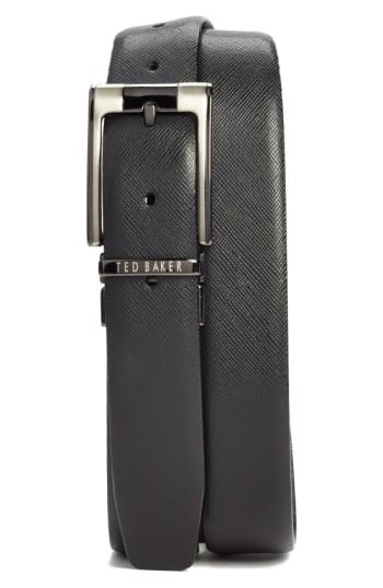 Men's Ted Baker London Reversible Leather Belt - Black/ Brown