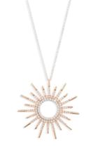 Women's Roberto Coin Diamond Sunburst Pendant Necklace