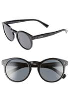 Women's Valentino 50mm Retro Sunglasses - Black