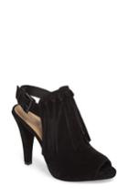 Women's Michael Michael Kors Kassidy Open Toe Bootie M - Black