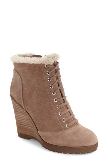 Women's Jessica Simpson Kaelo Wedge Bootie .5 M - Beige