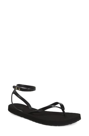 Women's Reef Stargazer Ankle Strap Sandal M - Black