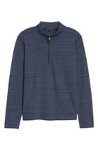 Men's Robert Barakett Marcel Quarter Zip Pullover, Size - Purple