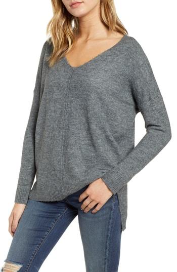 Women's Dreamers By Debut Front Seam Pullover - Grey