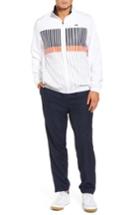 Men's Lacoste Taffeta Print Track Suit (m) - White