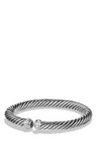 Women's David Yurman Cable Spira Bracelet With Diamonds, 7mm