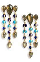 Women's Sole Society Mixed Stone Chandelier Earrings