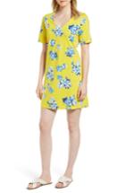 Women's Draper James Floral Hillsboro Pima Cotton Shift Dress - Yellow
