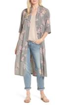 Women's Billy T Cherry Blossom Kimono - Grey