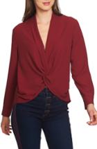 Women's 1.state Twist Front Blouse - Red