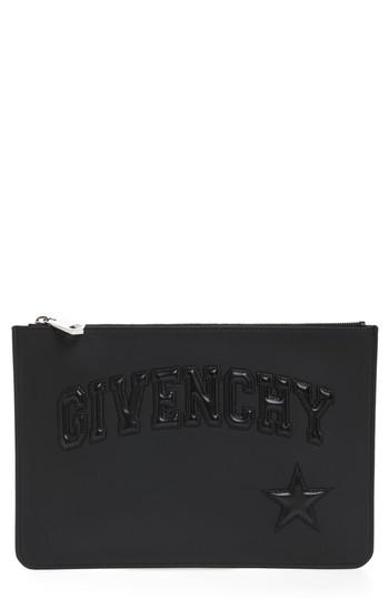 Givenchy Medium Star Logo Pouch - Black