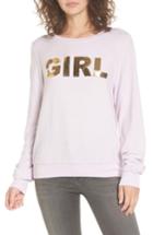 Women's Dream Scene Girl Sweatshirt - Purple