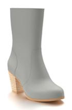 Women's Shoes Of Prey Block Heel Boot .5 C - Grey