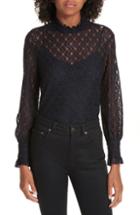 Women's Gibson X Glam Squad Sequin Flutter Sleeve Top - Black
