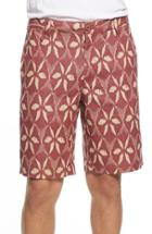 Men's Tailor Vintage Ikat Print Linen Shorts