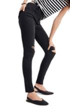 Women's Madewell Curvy High Waist Skinny Jeans - Black