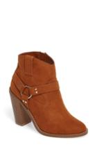 Women's Callisto Fancye Ringed Ankle Strap Bootie M - Beige