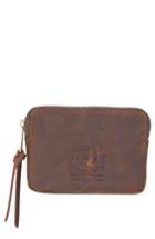 Men's Herschel Supply Co. Leather Zip Pouch - Brown