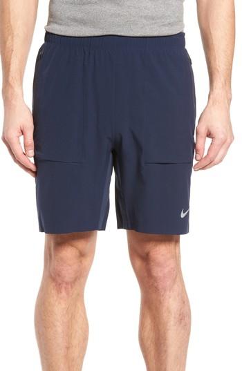 Men's Nike Running Shield Shorts - Blue
