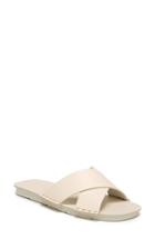 Women's Vince Nico Cross Strap Flat Sandal M - Ivory