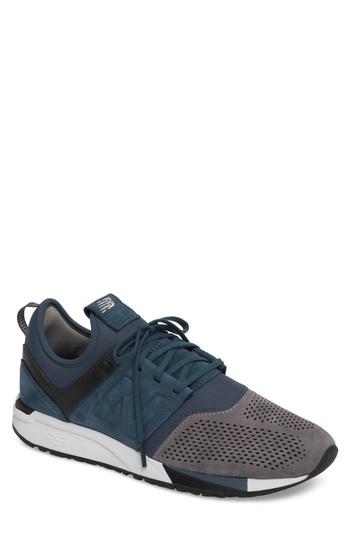 Men's New Balance 274 Luxe Sneaker D - Blue