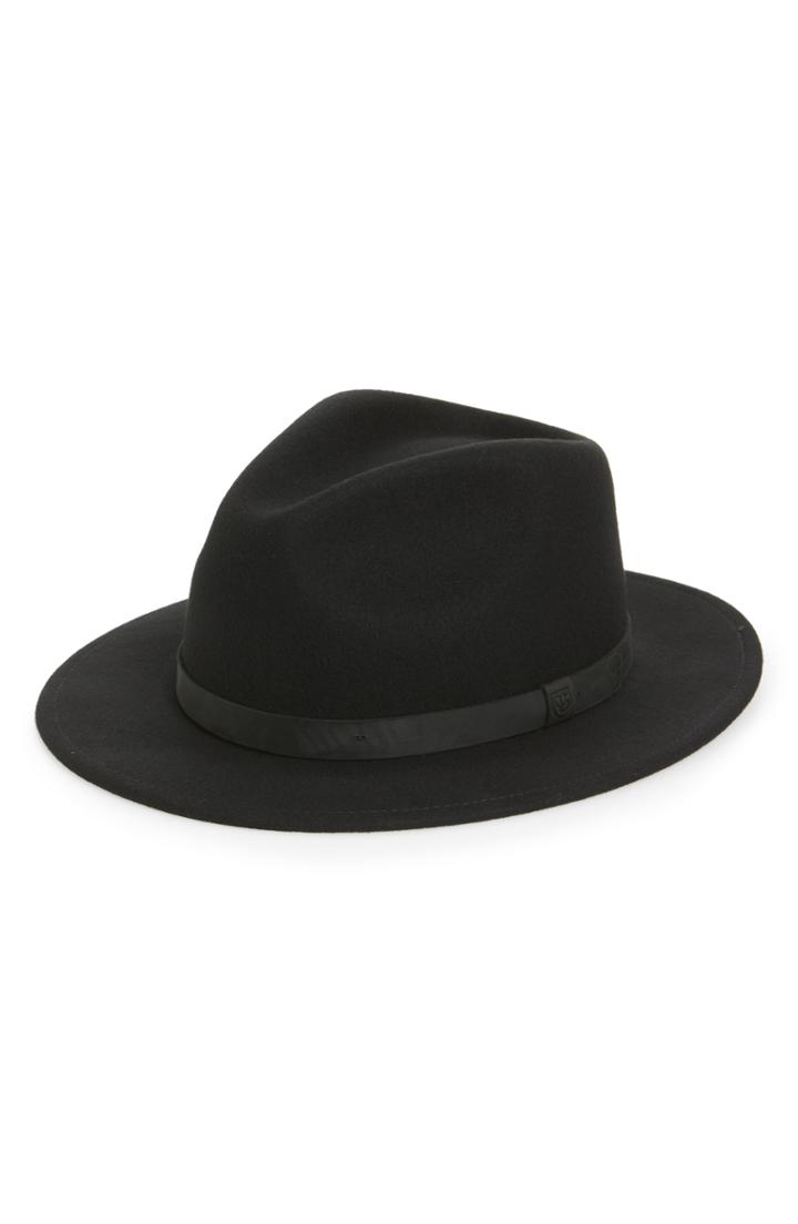 Men's Brixton Messer Ii Felted Wool Fedora - Beige