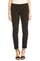 Women's Karen Kane Piper Embellished Ankle Skinny Pants - Black