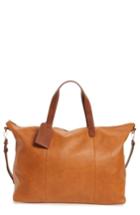 Sole Society Candice Oversize Travel Tote - Brown