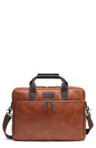 Men's Trask 'jackson' Leather Tote - Brown