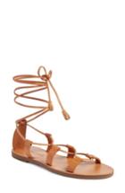 Women's Madewell The Boardwalk Lace-up Sandal M - Brown