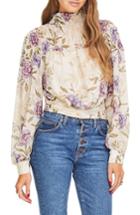 Women's Astr The Label Rhonda Floral Top - Ivory