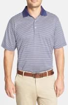 Men's Peter Millar 'classic Stripe' Egyptian Cotton Lisle Polo