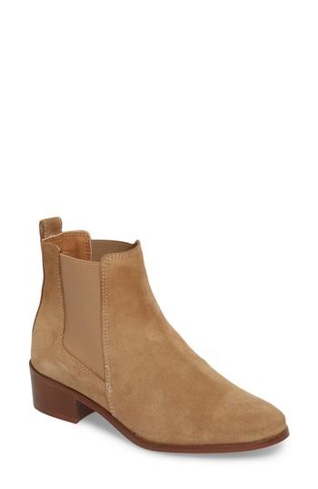 Women's Steve Madden Dover Chelsea Bootie M - Brown