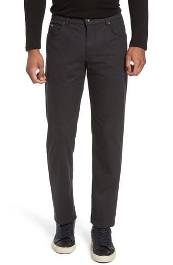 Men's Brax Five-pocket Stretch Cotton Trousers X 32 - Black