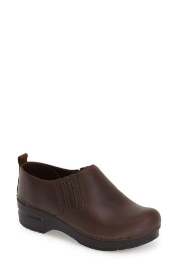 Women's Dansko 'piet' Clog .5-9us / 39eu M - Brown