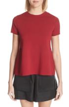 Women's Valentino Martingale Back Knit Top - Red