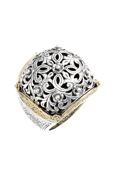 Women's Konstantino 'silver & Gold Classics' Filigree Ring
