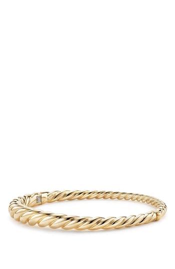 Women's David Yurman Pure Form Cable Bracelet In 18k Gold, 6mm