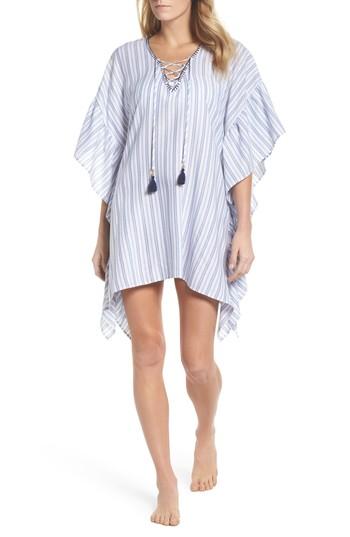 Women's Tommy Bahama Ticking Stripe Cover-up Tunic - White