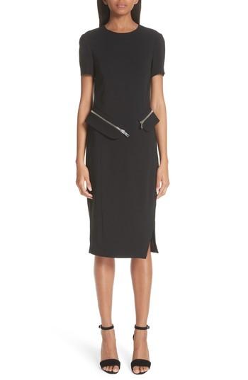 Women's Altuzarra Zip-off Peplum Dress Us / 34 Fr - Black