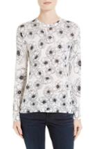 Women's Equipment Violet Silk Print Pullover