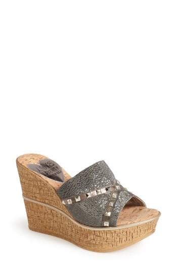 Women's Love And Liberty 'margo' Wedge Slide Sandal