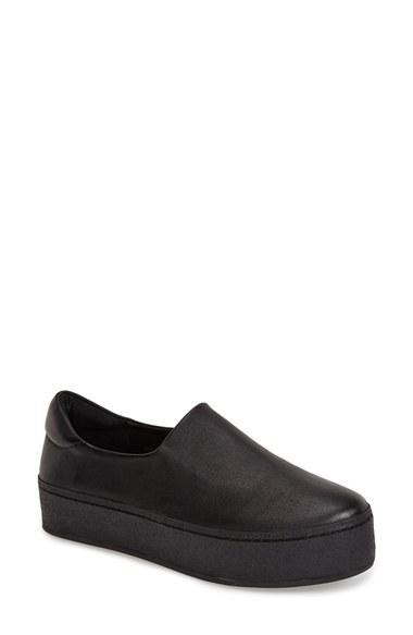 Women's Opening Ceremony 'grunge' Slip-on Platform Sneaker Eu - Black